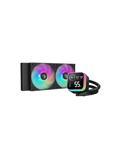 Kit refrigeracion liquida deepcool lq240 led digital argb 2x 120mm negro