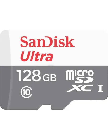 Tarjeta memoria micro secure digital sd xc + adaptador sandisk - 128gb - clase 10 - sdxc - 100mb - s
