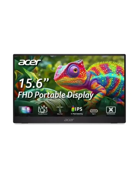 Monitor acer pm161qb1bmiuux 16 pulgadas fhd 60hz