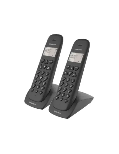 Logicom Telefono DECT Vega 250 Negro Duo