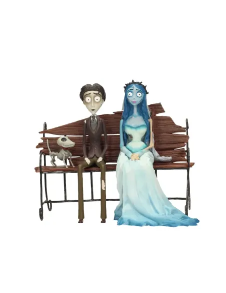 Set figuras sd toys la novia cadaver emily y victor