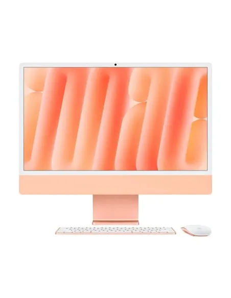 Ordenador all in one apple imac m4 10c -  16gb -  ssd 256gb -  24 pulgadas -  naranja
