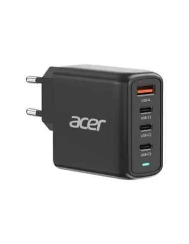 Cargador de pared acer zl.adtcc.00l 100w 3x usb tipo c 1x usb tipo a negro