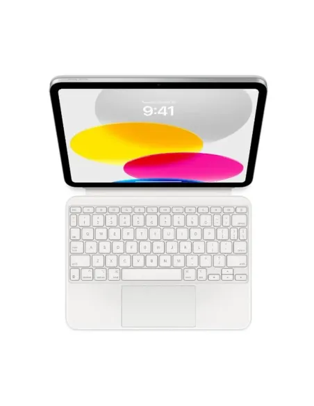 Teclado apple magic keyboard folio para ipad blanco ingles