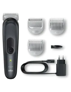 Braun Series 3 BG3350 afeitadora corporal Negro, Gris 2