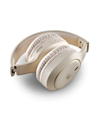 NGS Artica Tempest Beige Auriculares Inalámbrico y alámbrico Diadema Llamadas Música USB Tipo C Bluetooth