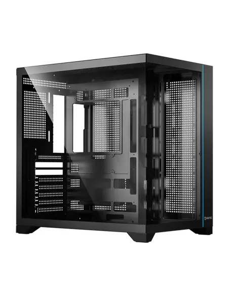 Hiditec H3 PRO Midi Tower Negro, Transparente