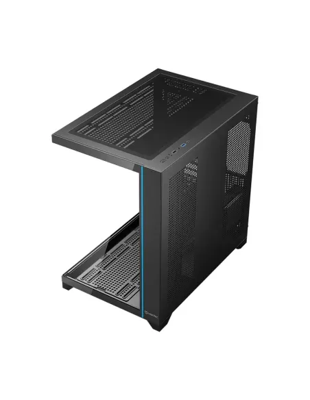 Hiditec H3 PRO Midi Tower Negro, Transparente