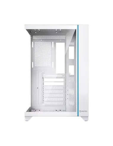 Hiditec H3 PRO Midi Tower Transparente, Blanco