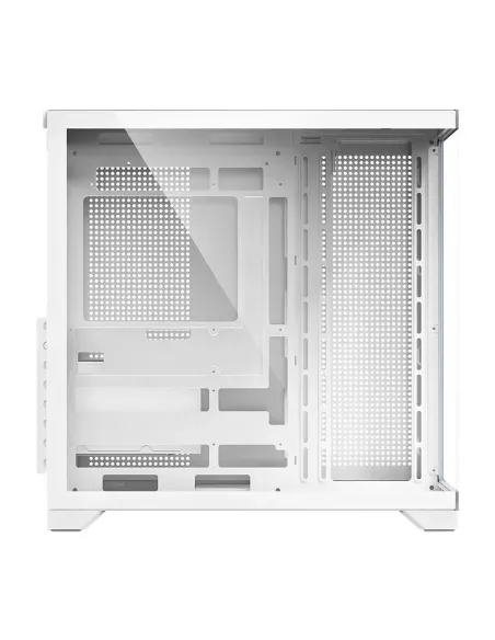 Hiditec H3 PRO Midi Tower Transparente, Blanco