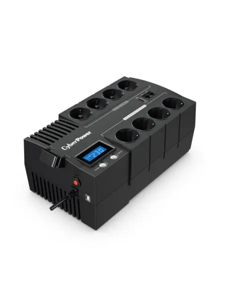 CyberPower BR700ELCD sistema de alimentación ininterrumpida (UPS) Línea interactiva 0,7 kVA 420 W 8 salidas AC