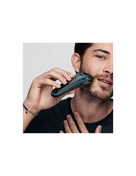 Braun BT3240 depiladora para la barba Batería 39 2 cm Mojado y seco Negro, Azul