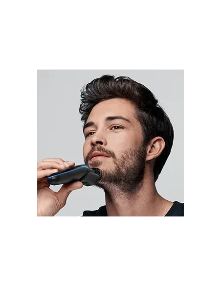 Braun BT3240 depiladora para la barba Batería 39 2 cm Mojado y seco Negro, Azul