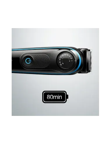 Braun BT3240 depiladora para la barba Batería 39 2 cm Mojado y seco Negro, Azul