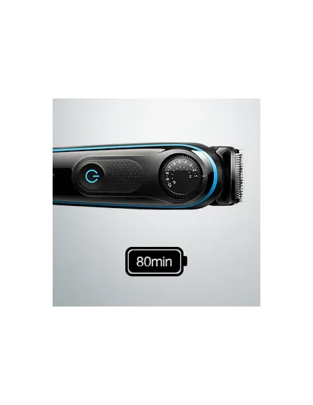 Braun BT3240 depiladora para la barba Batería 39 2 cm Mojado y seco Negro, Azul