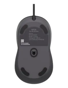 Logitech Signature Wired M520 for Business ratón Oficina Ambidextro USB Tipo C Óptico 4000 DPI 2