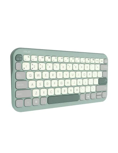 ASUS Marshmallow Keyboard KW100 teclado Hogar Bluetooth QWERTY Español Verde