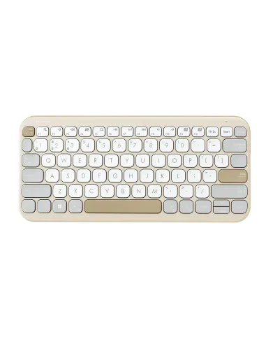ASUS Marshmallow Keyboard KW100 teclado Hogar Bluetooth QWERTY Español Beige