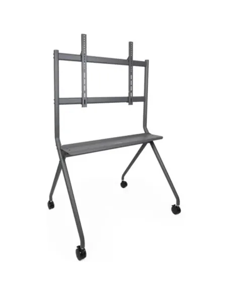 TooQ iSTAND Soporte de Suelo con Ruedas para Pantallas 50"- 86", Gris