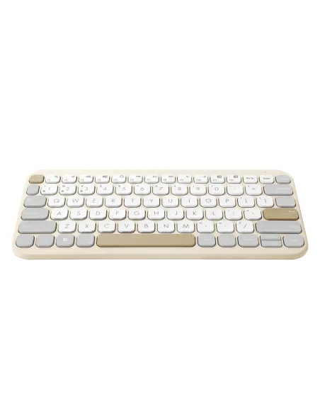 ASUS Marshmallow Keyboard KW100 teclado Hogar Bluetooth QWERTY Español Beige
