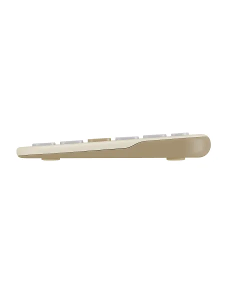 ASUS Marshmallow Keyboard KW100 teclado Hogar Bluetooth QWERTY Español Beige