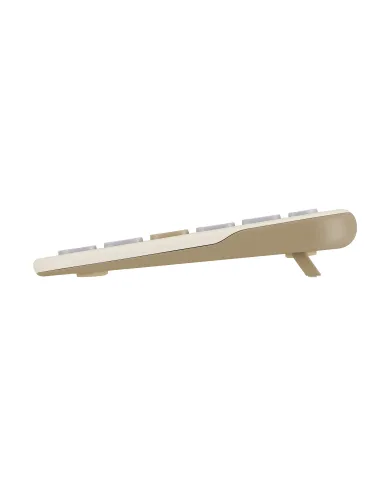ASUS Marshmallow Keyboard KW100 teclado Hogar Bluetooth QWERTY Español Beige