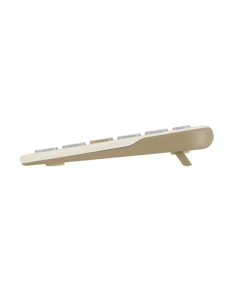 ASUS Marshmallow Keyboard KW100 teclado Hogar Bluetooth QWERTY Español Beige