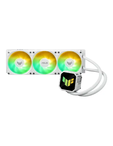 ASUS TUF Gaming LC III 360 ARGB White Edition Carcasa del ordenador Sistema de refrigeración líquida todo en uno 12 cm Blanco