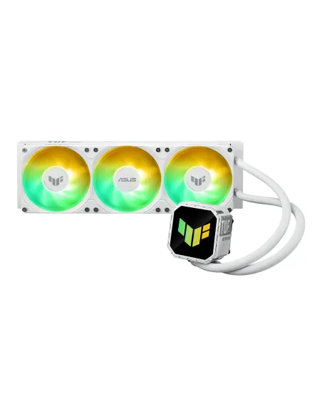 ASUS TUF Gaming LC III 360 ARGB White Edition Carcasa del ordenador Sistema de refrigeración líquida todo en uno 12 cm Blanco