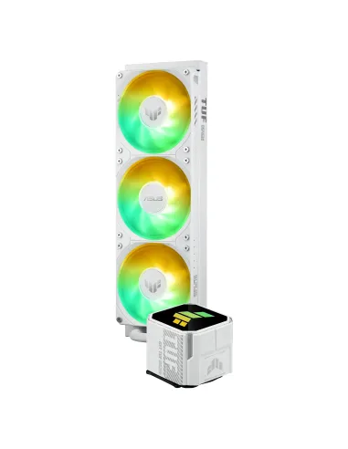 ASUS TUF Gaming LC III 360 ARGB White Edition Carcasa del ordenador Sistema de refrigeración líquida todo en uno 12 cm Blanco