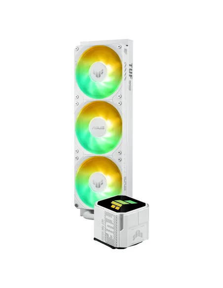 ASUS TUF Gaming LC III 360 ARGB White Edition Carcasa del ordenador Sistema de refrigeración líquida todo en uno 12 cm Blanco