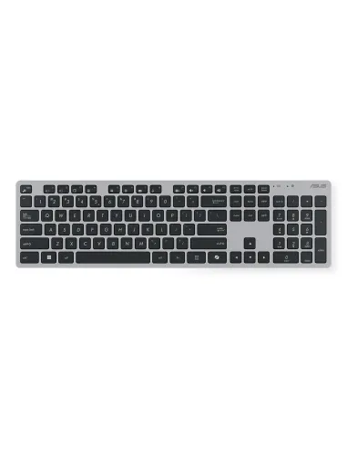 ASUS W5000 Wireless Keyboard and Mouse Set teclado Ratón incluido Oficina RF inalámbrico QWERTY Español Negro, Gris