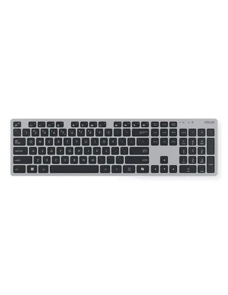 ASUS W5000 Wireless Keyboard and Mouse Set teclado Ratón incluido Oficina RF inalámbrico QWERTY Español Negro, Gris
