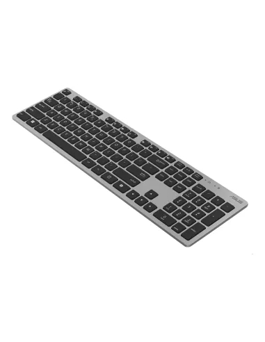 ASUS W5000 Wireless Keyboard and Mouse Set teclado Ratón incluido Oficina RF inalámbrico QWERTY Español Negro, Gris