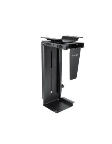 TooQ Soporte Metálico para CPU para Escritorio/Pared, Negro