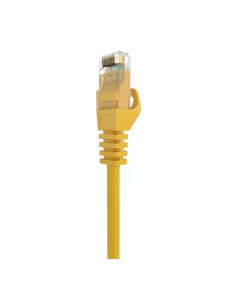 AISENS Cable de Red Latiguillo RJ45 LSZH Cat.6A 500 Mhz UTP AWG24, Amarillo, 25CM