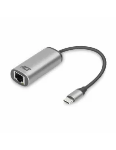 ACT AC7081 hub de interfaz USB 3.2 Gen 1 (3.1 Gen 1) Type-C 2500 Mbit s Aluminio
