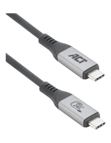 ACT Cable USB4 80 Gbps Thunderbolt 5 240 W USB Type-C, certificado por USB-IF, 1,5 metros