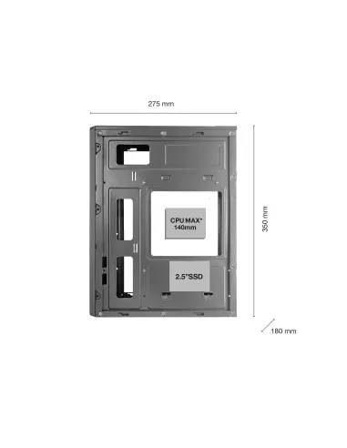 Tacens Anima AC7500 carcasa de ordenador Mini Tower Negro 500 W