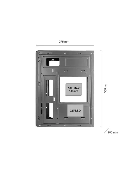 Tacens Anima AC7500 carcasa de ordenador Mini Tower Negro 500 W