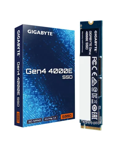 GIGABYTE Gen4 4000E 500 GB M.2 PCI Express 4.0 NVMe 3D NAND