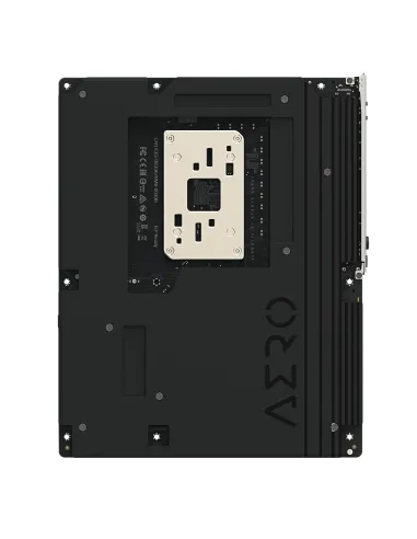 GIGABYTE X870E AERO X3D DARK WOOD Placa Base – Compatible con CPUs AMD Ryzen 9000, VRM digital de 16+2+2 fases, hasta 9000 Hz