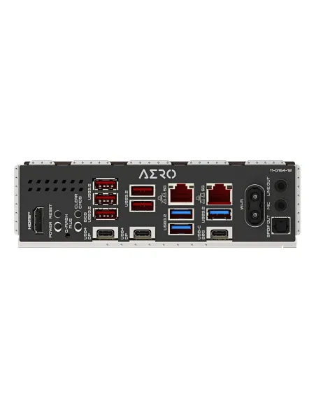 GIGABYTE X870E AERO X3D DARK WOOD Placa Base – Compatible con CPUs AMD Ryzen 9000, VRM digital de 16+2+2 fases, hasta 9000 Hz