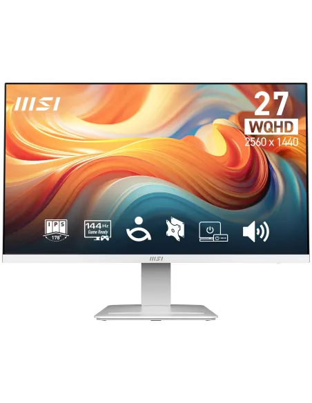 MSI Pro MP273QW E14 pantalla para PC 68,6 cm (27") 2560 x 1440 Pixeles Wide Quad HD Blanco