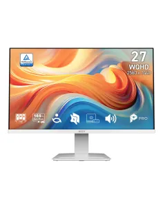MSI Pro MP273QW E14 pantalla para PC 68,6 cm (27") 2560 x 1440 Pixeles Wide Quad HD Blanco 2