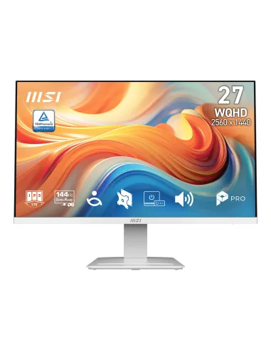 MSI Pro MP273QW E14 pantalla para PC 68,6 cm (27") 2560 x 1440 Pixeles Wide Quad HD Blanco