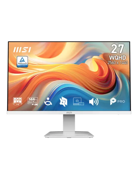 MSI Pro MP273QW E14 pantalla para PC 68,6 cm (27") 2560 x 1440 Pixeles Wide Quad HD Blanco