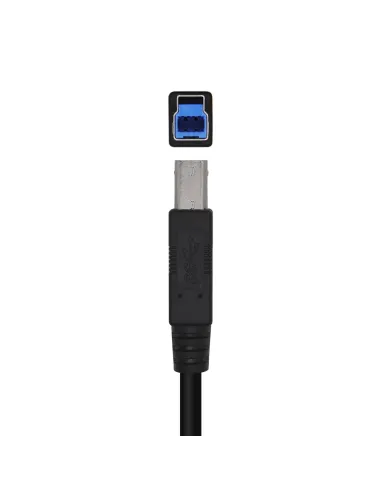AISENS Cable USB 3.0 Impresora Tipo A M-B M, Negro, 3.0m