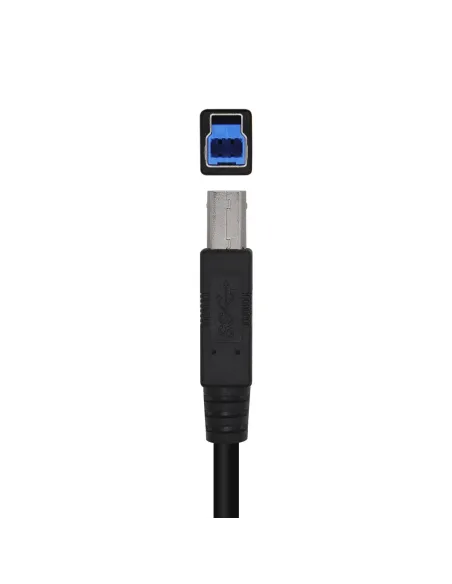 AISENS Cable USB 3.0 Impresora Tipo A M-B M, Negro, 3.0m
