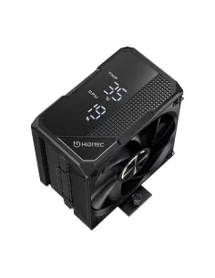 Hiditec DC20 PRO Procesador Refrigerador de aire 12 cm Negro 1 pieza(s)